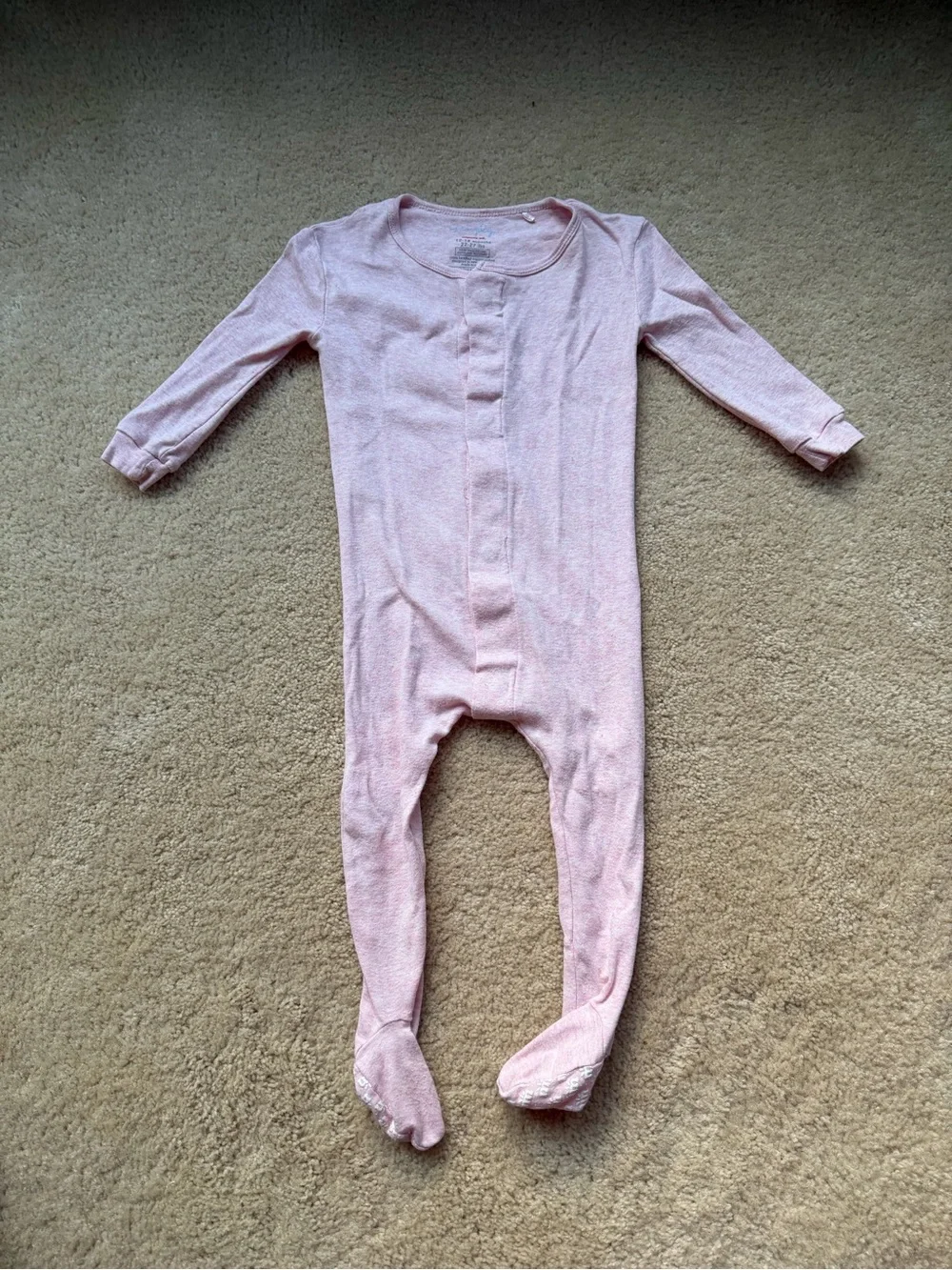 Magnetic Me Pink Footie One Piece Pajamas - 12-18 months 22-27 lbs - EUC